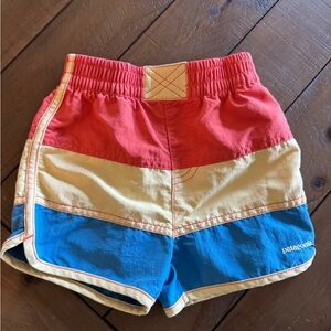 Patagonia Red, Yellow, and Blue Kids' Shorts